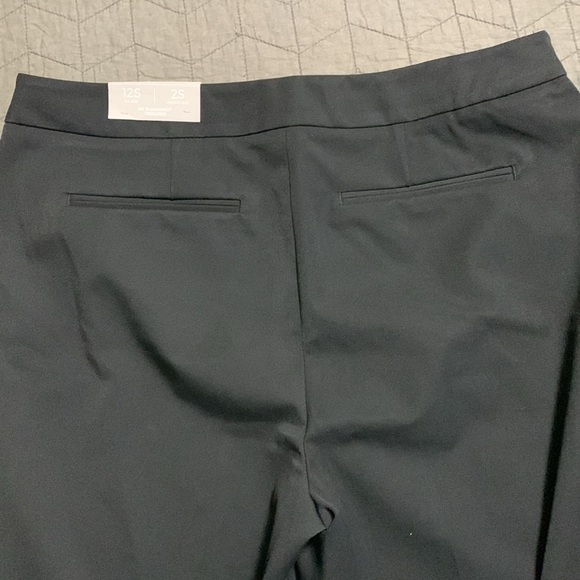 Chico's Women So Slimming Straight Leg Black Size 12S Trousers Office Quiet - Picture 4 of 15